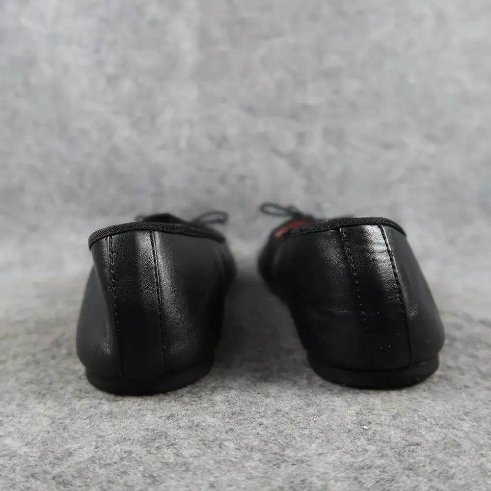 Wonder Nation Shoes Kids 5 Ballet Flats Girls Slip On Black Bow Casual Dress